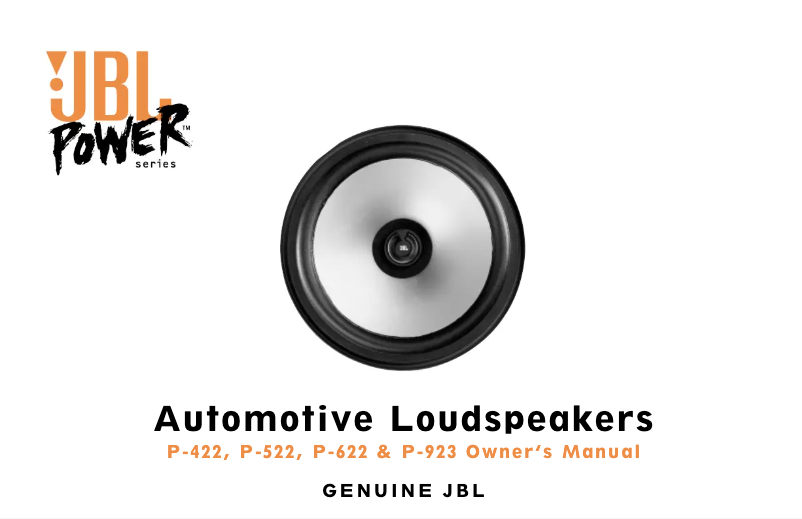 First page image of the manual for Power P-622