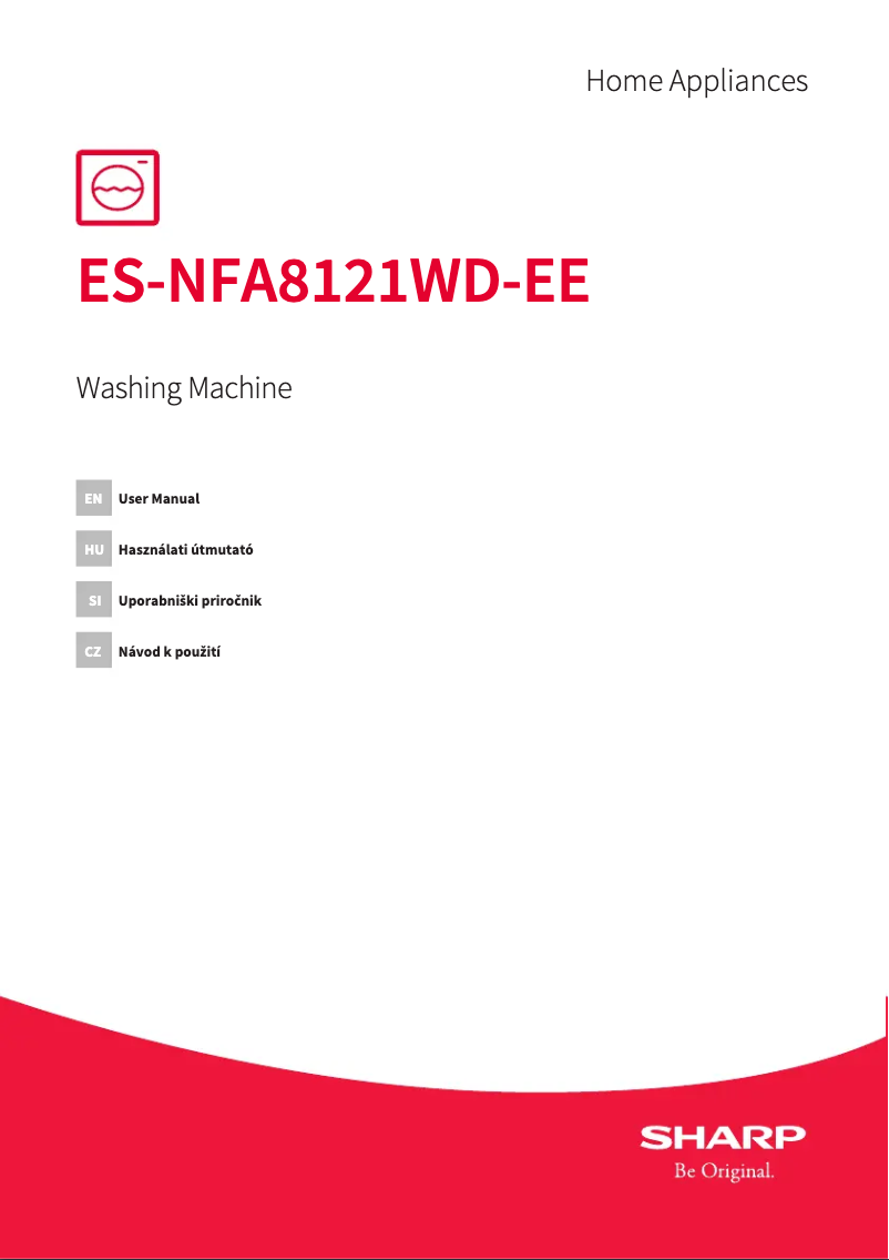 First page image of the manual for ES-NFA8121WD-EE