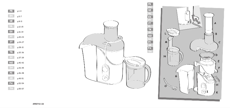 Page 1 of the manual User Manual Moulinex JU650D31