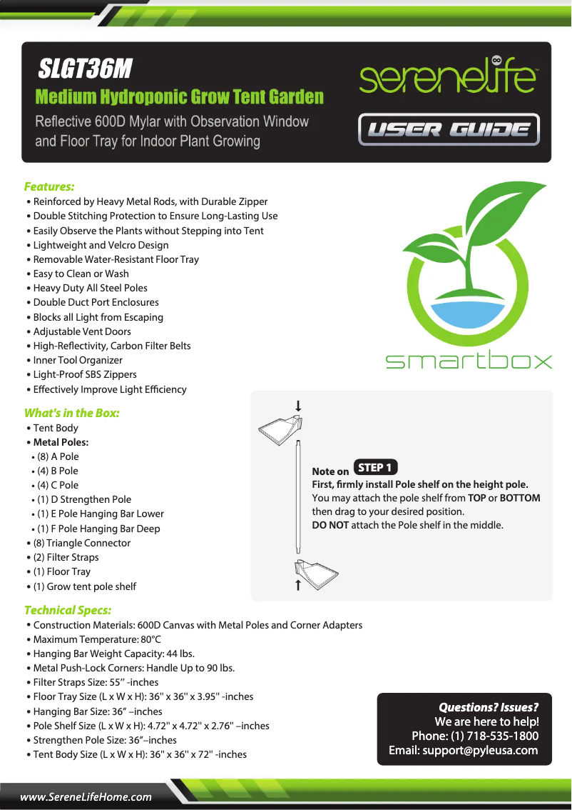 Image de la première page du manuel de l'appareil SLGT36M