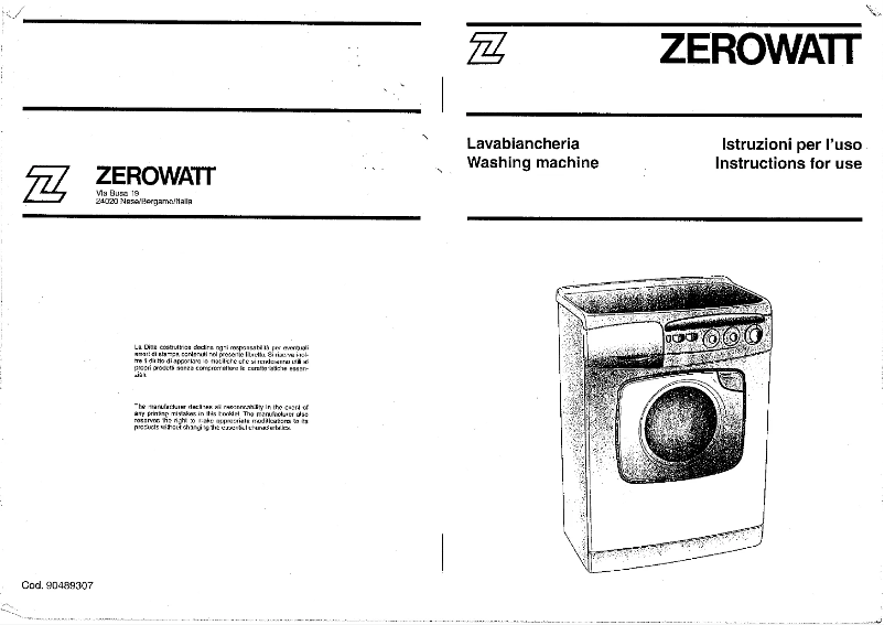 First page image of the manual for MA 758 SS