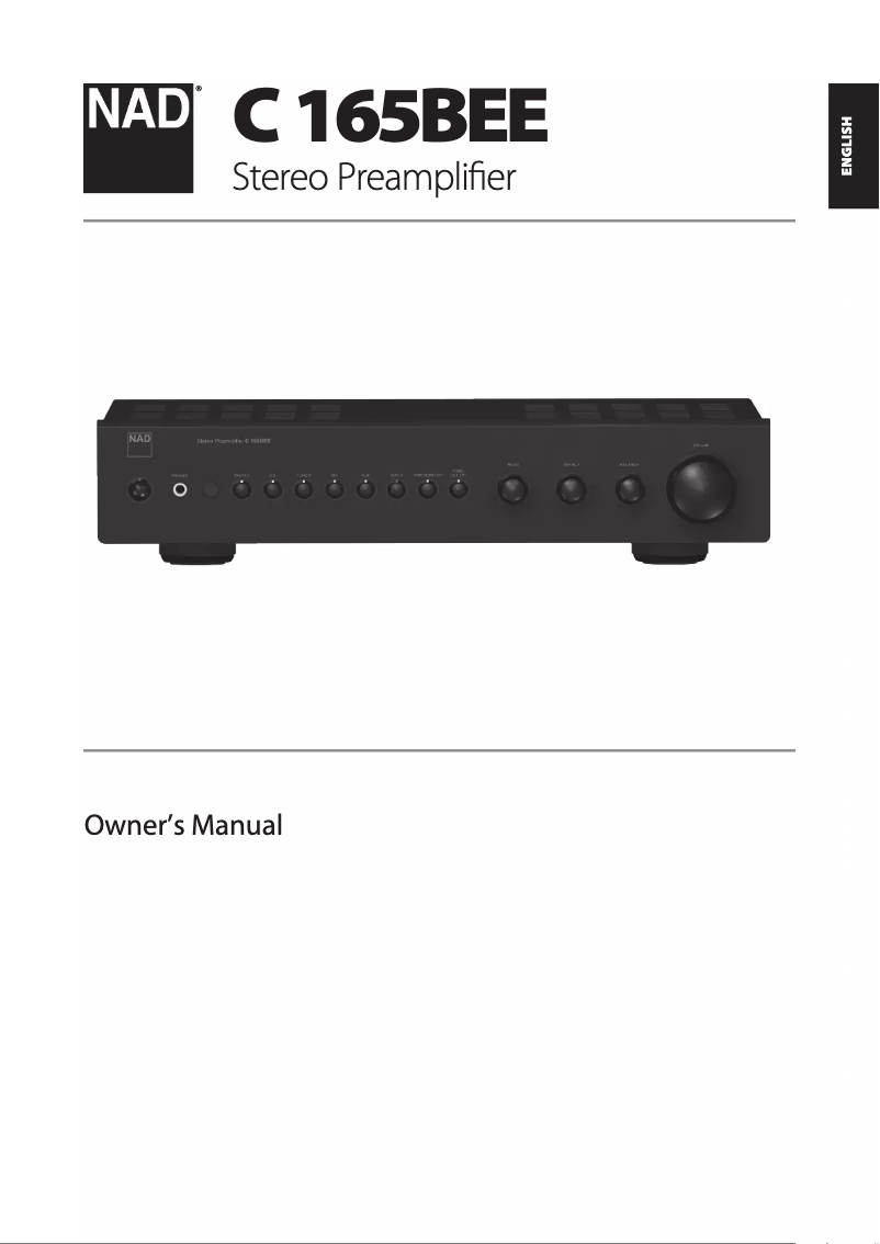 First page image of the manual for C 165BEE