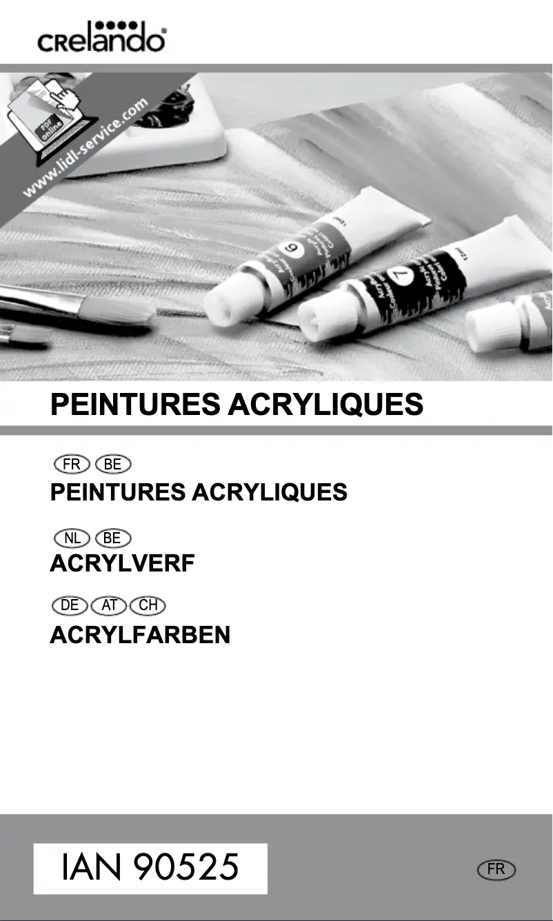 Page 1 of the manual User Manual Crelando IAN 90525