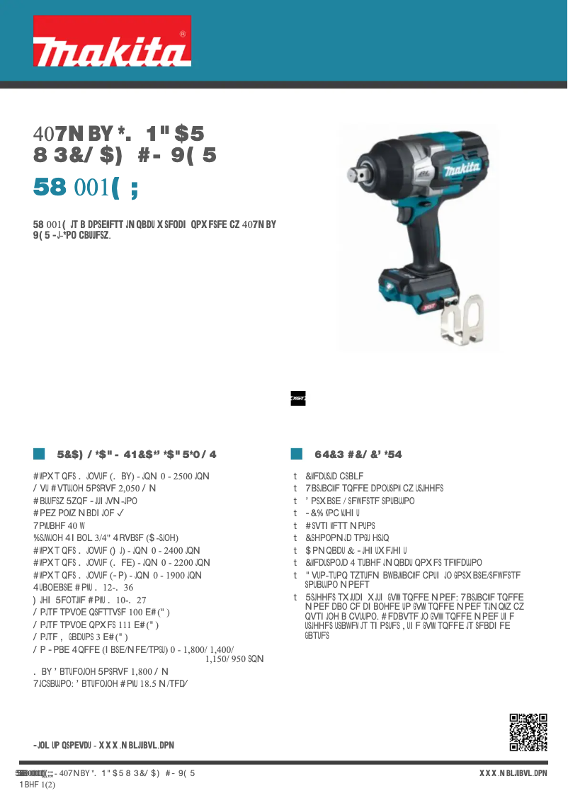 First page image of the manual for TW001GZ