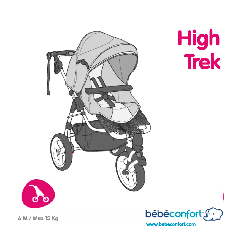 Page 1 of the manual User Manual Bebe Confort High Trek