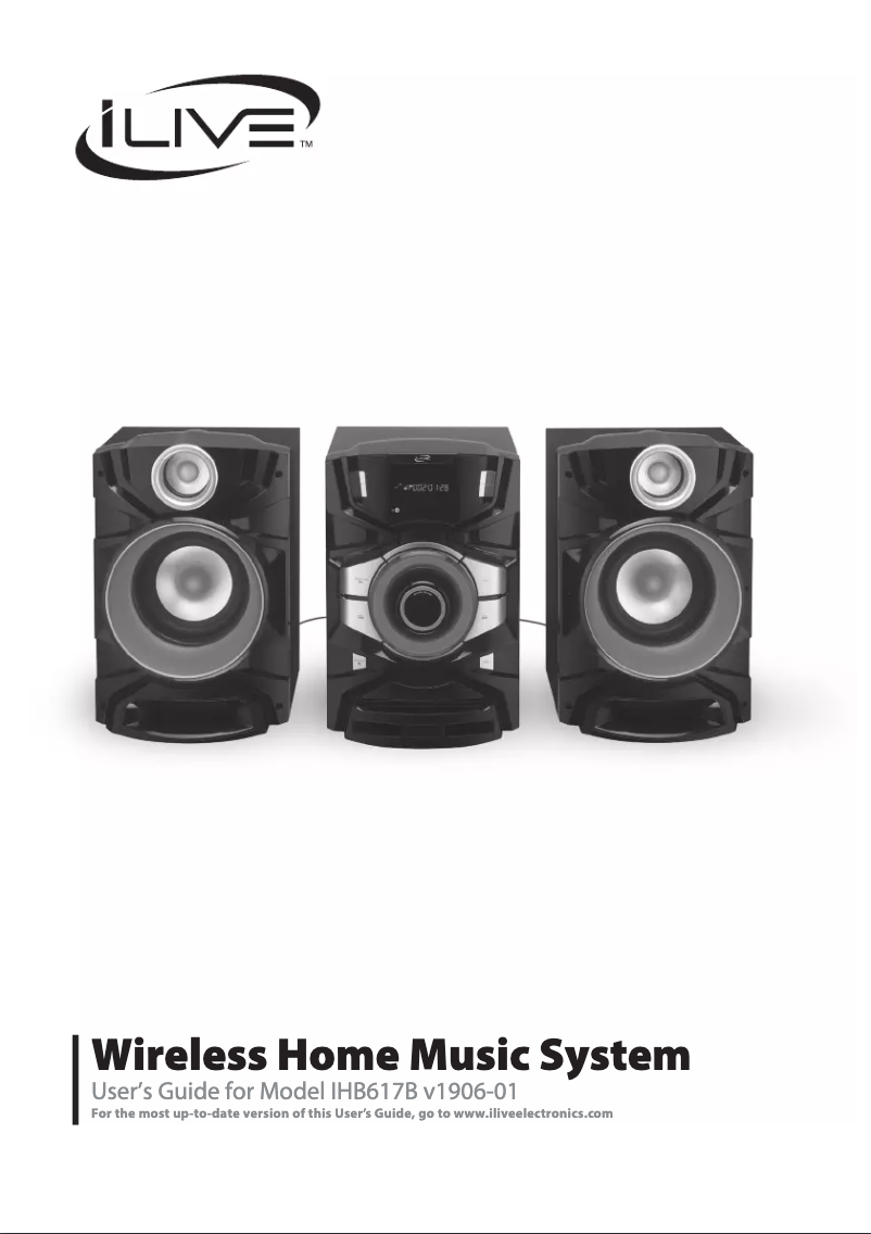 First page image of the manual for IHB617B