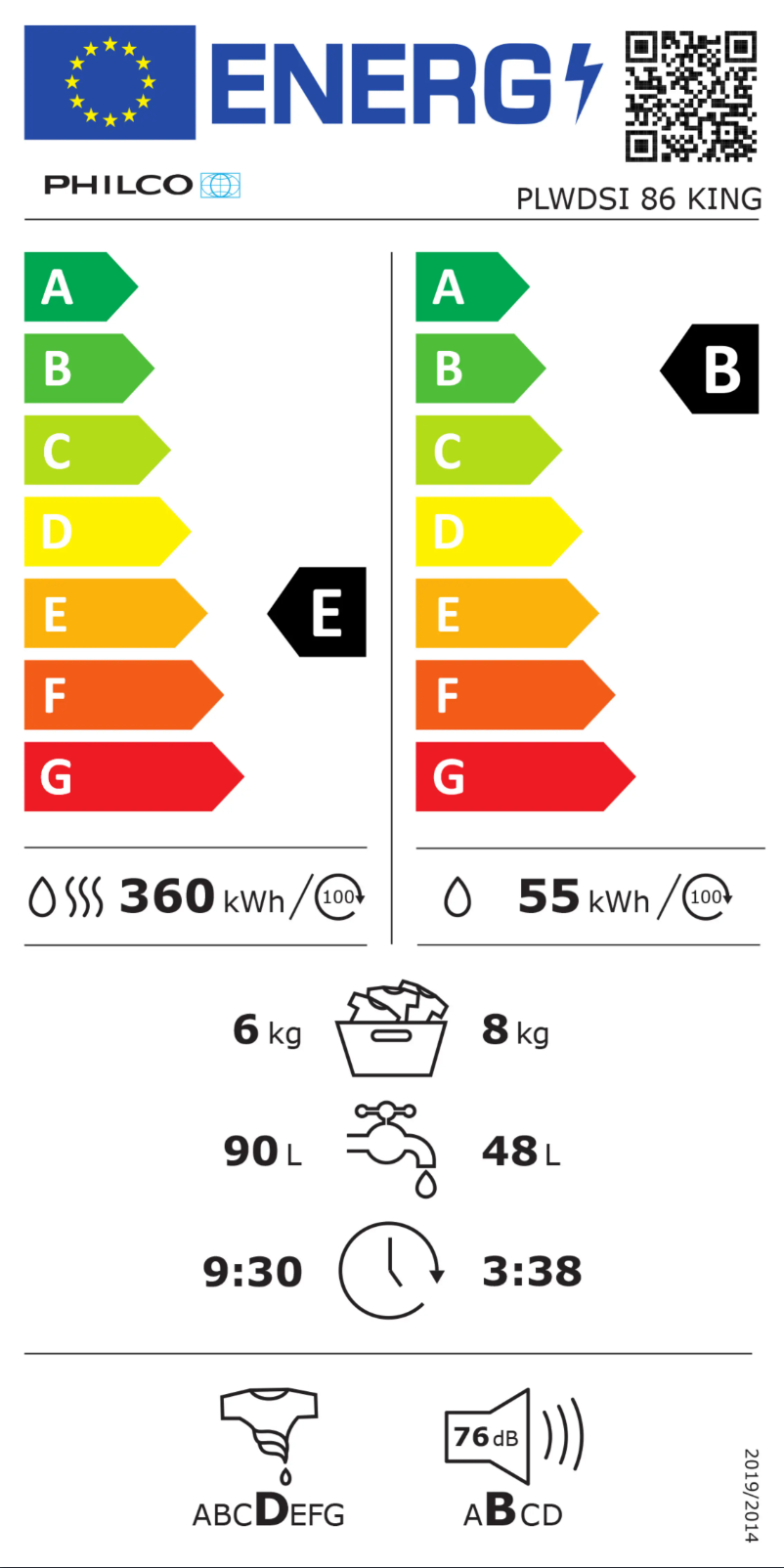 First page image of the manual for PLWDSI 86 King