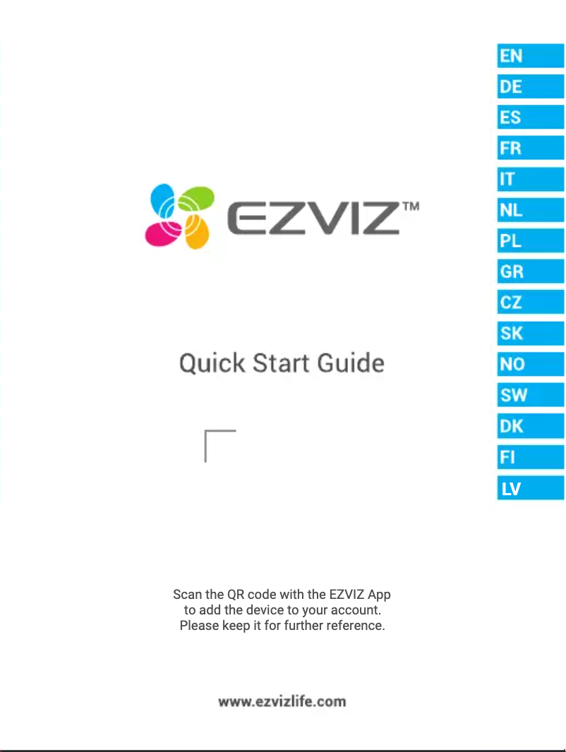 Page 1 de la notice Manuel utilisateur EZVIZ C3N