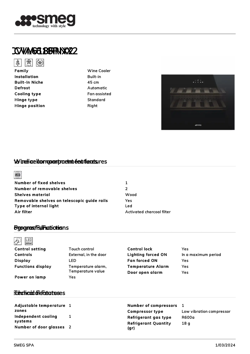 First page image of the manual for CVIA618RNX2