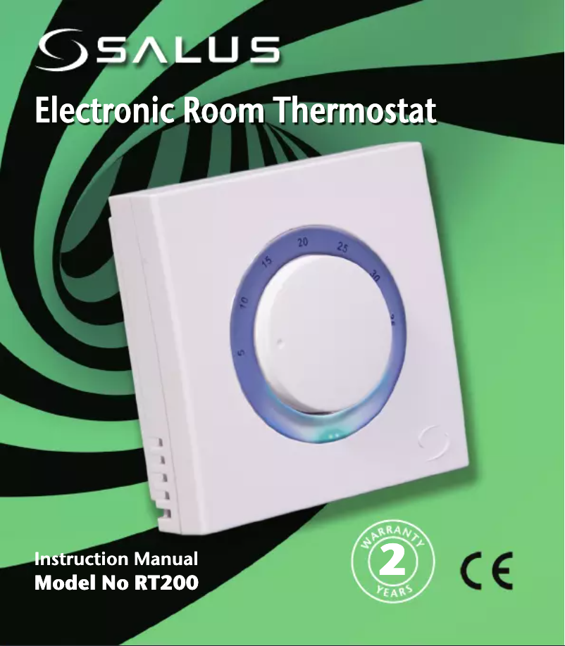 First page image of the manual for RT200