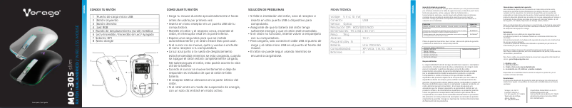 First page image of the manual for MO-305-SLIM