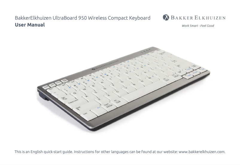 First page image of the manual for UltraBoard 950