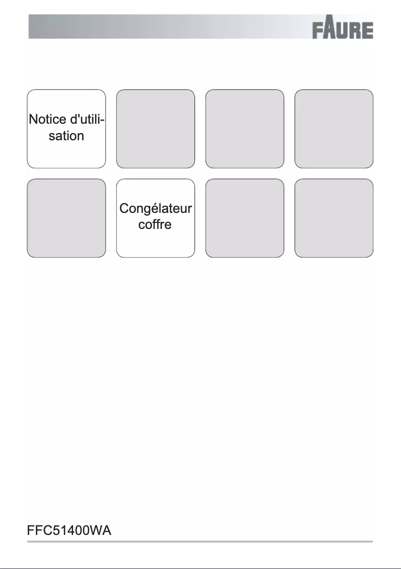 Page 1 of the manual User Manual Faure FFC51400WA
