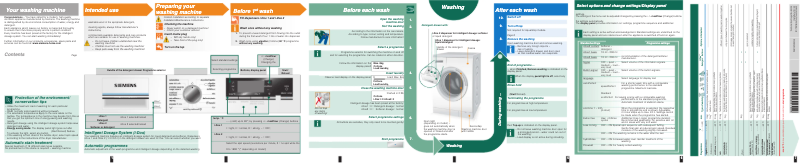 First page image of the manual for WM16S890EE
