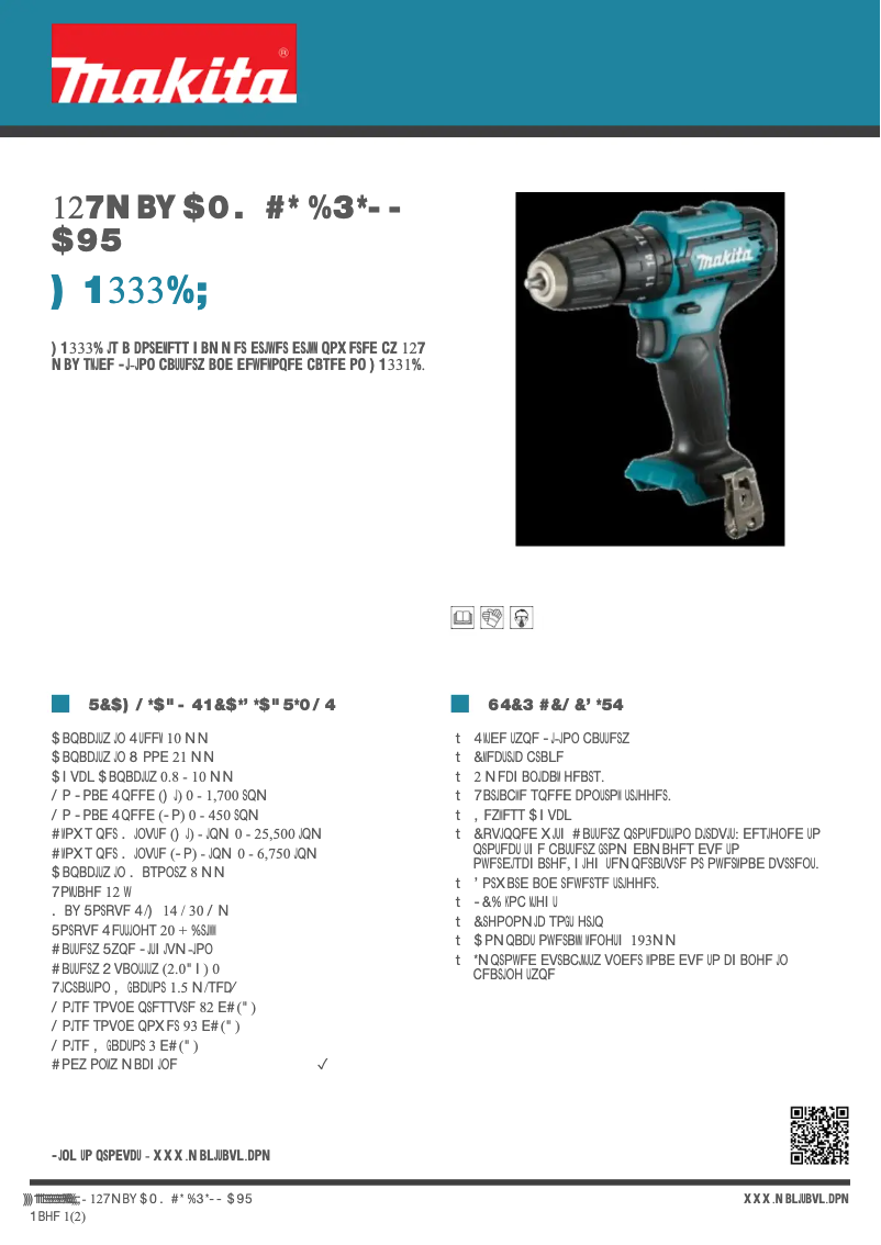 First page image of the manual for HP333DZ