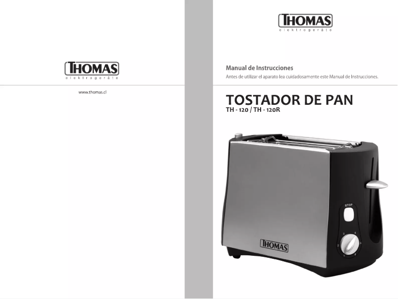 First page image of the manual for TH-120R