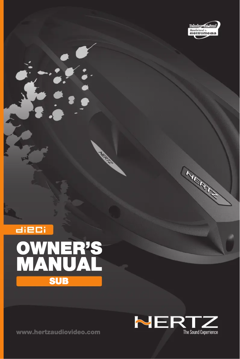 Image de la première page du manuel de l'appareil dieCi DS 250.3