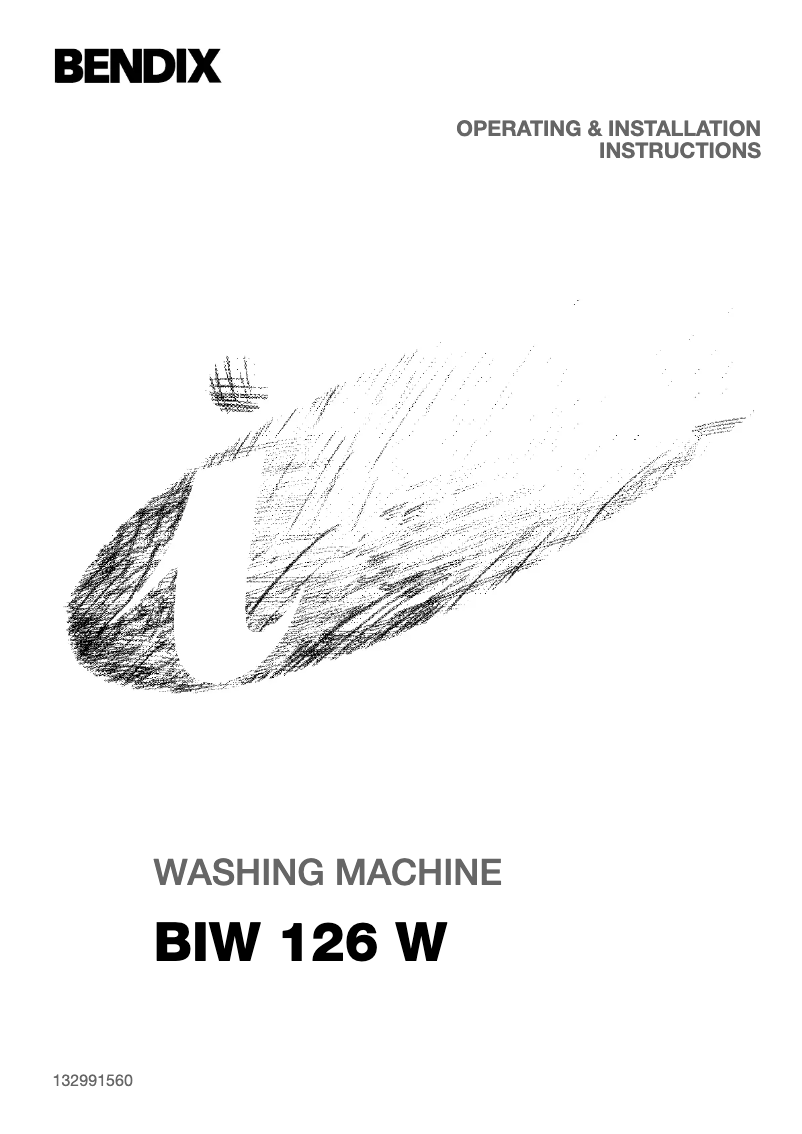 Page 1 of the manual User Manual Bendix BIW126W