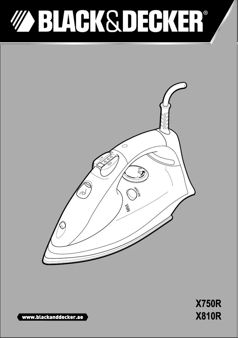 First page image of the manual for X750R