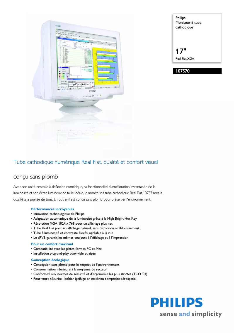 First page image of the manual for 107S70