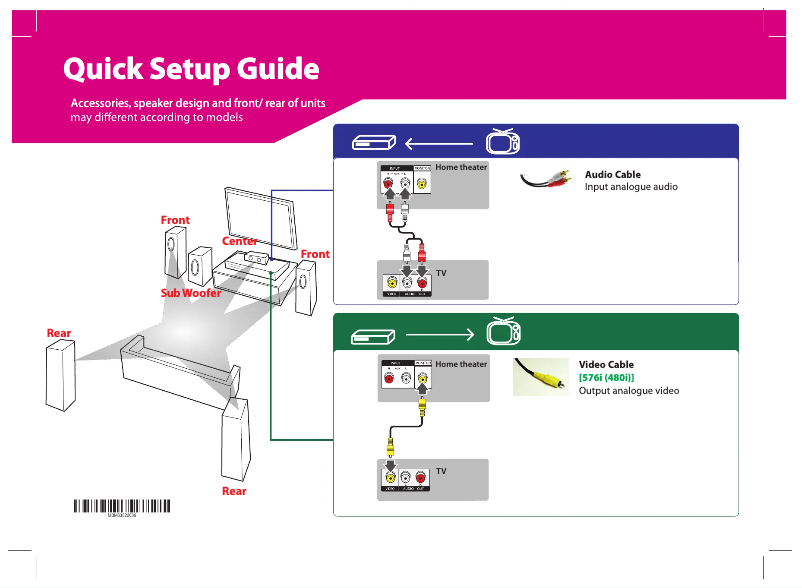 First page image of the manual for DH3140S