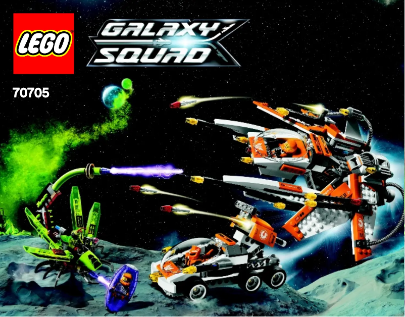 First page image of the manual for Galaxy Squad 70705