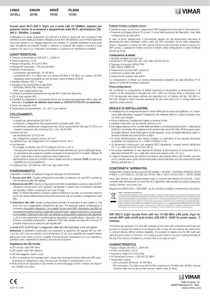 First page image of the manual for 19150.M