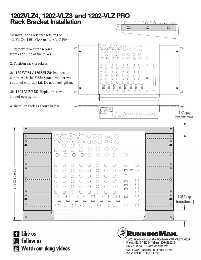 First page image of the manual for 1402VLZ4