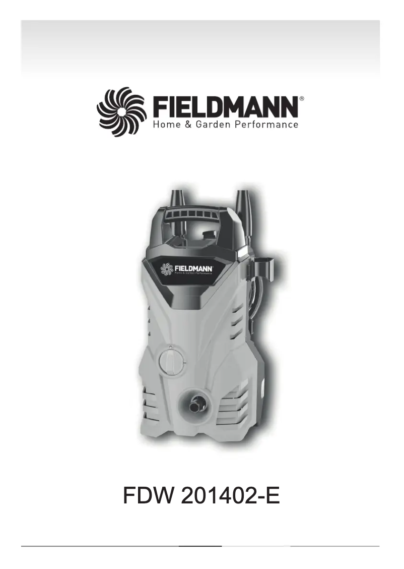 Page 1 of the manual User Manual Fieldmann FDW 201402-E