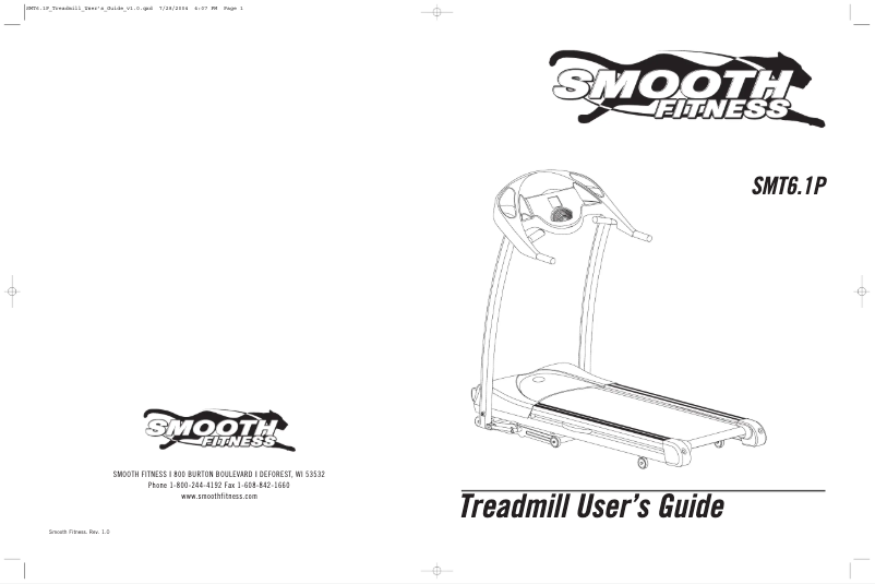 First page image of the manual for SMT6.1P