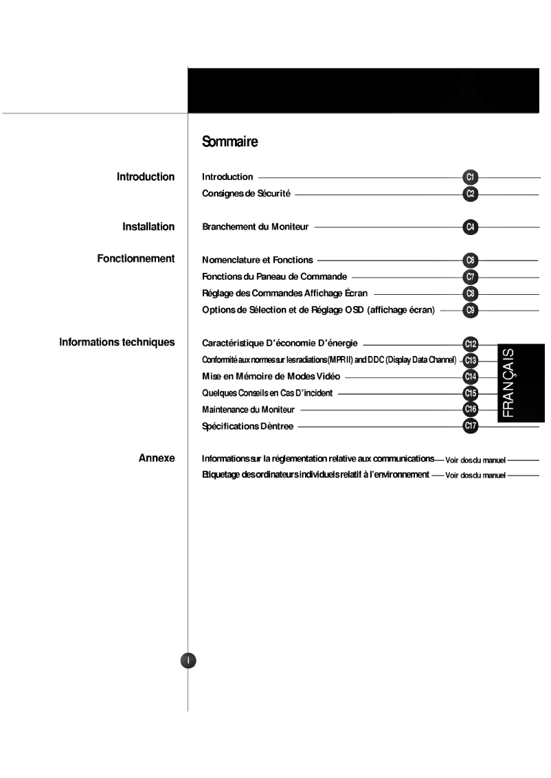 Page 1 of the manual User Manual LG CB775C