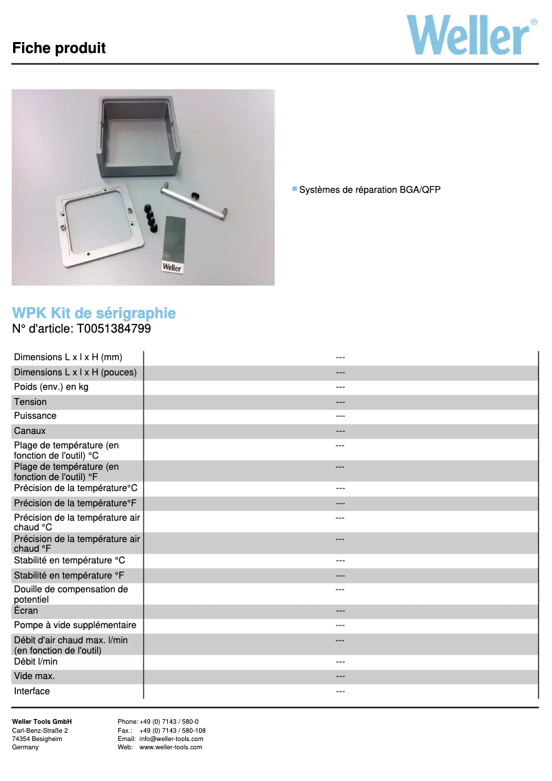 First page image of the manual for WPK Print Kit