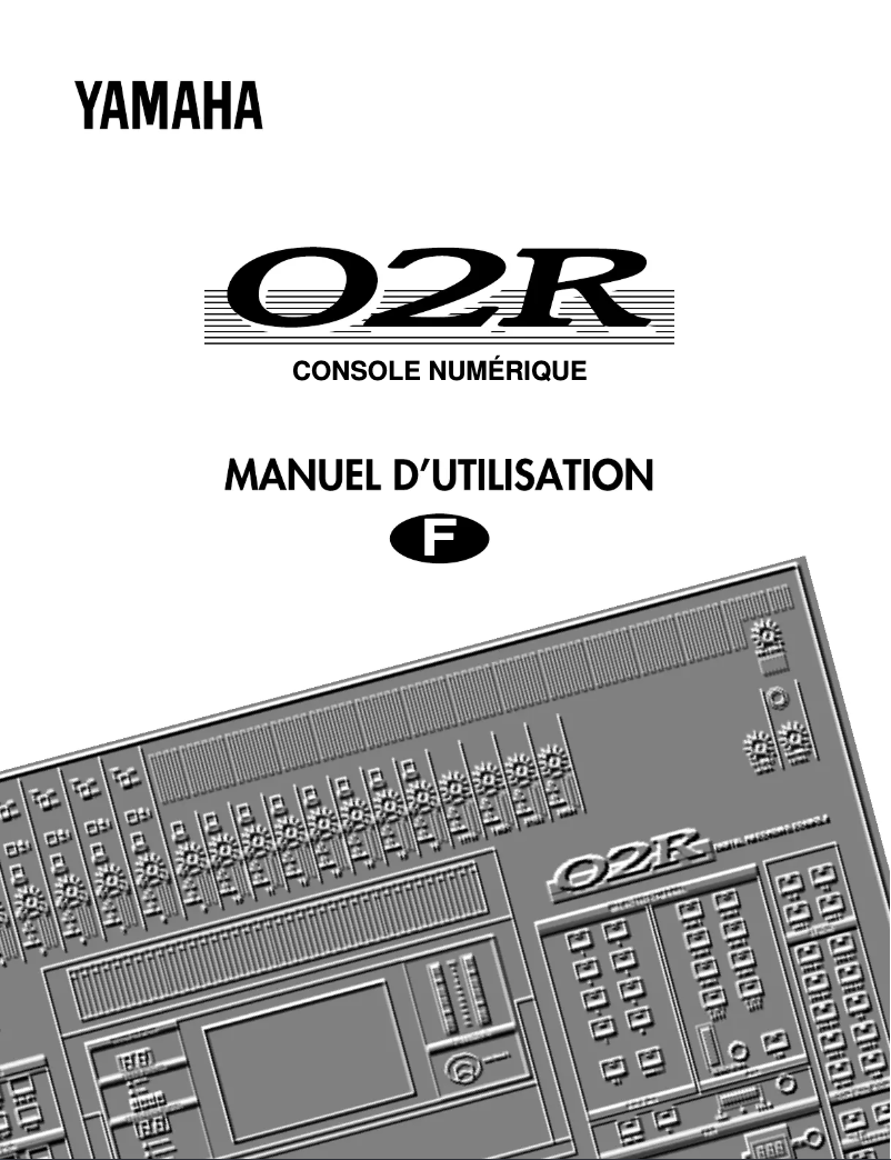 First page image of the manual for 02R