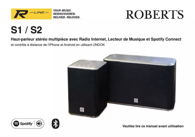 Page 1 of the manual User Manual Roberts R-Line S1