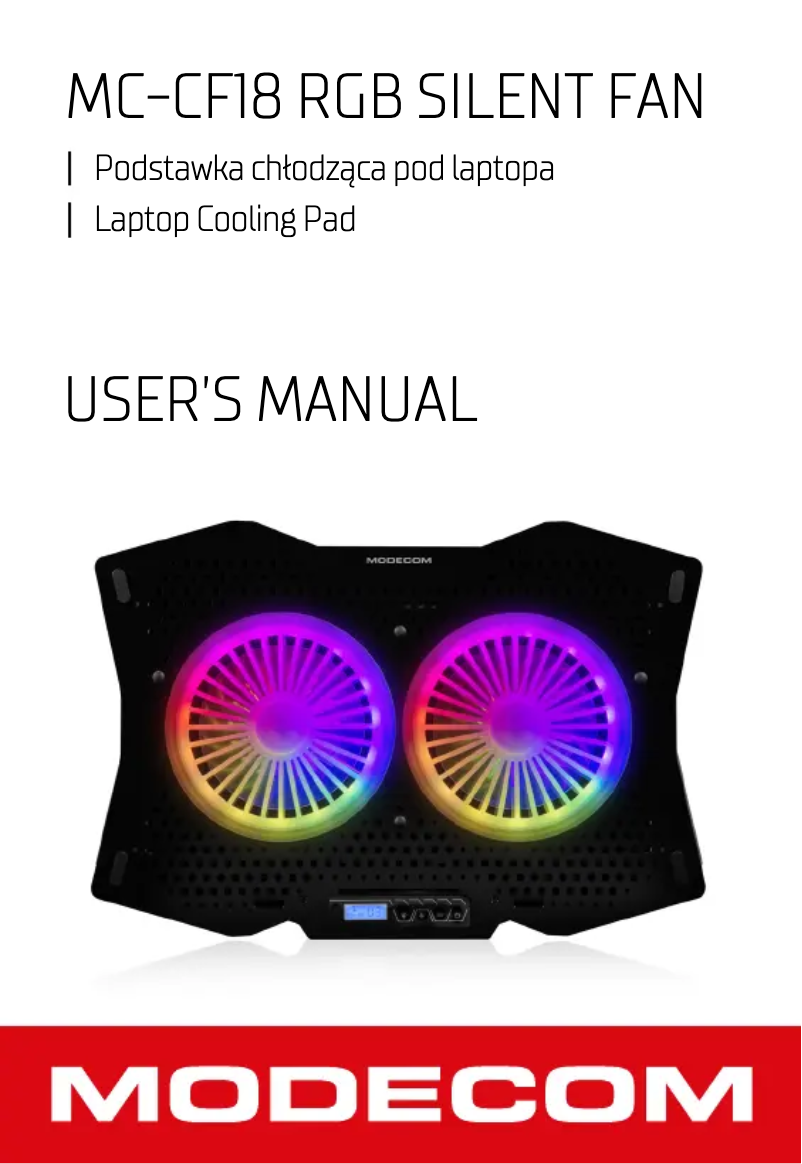 Image de la première page du manuel de l'appareil MC-CF18 RGB