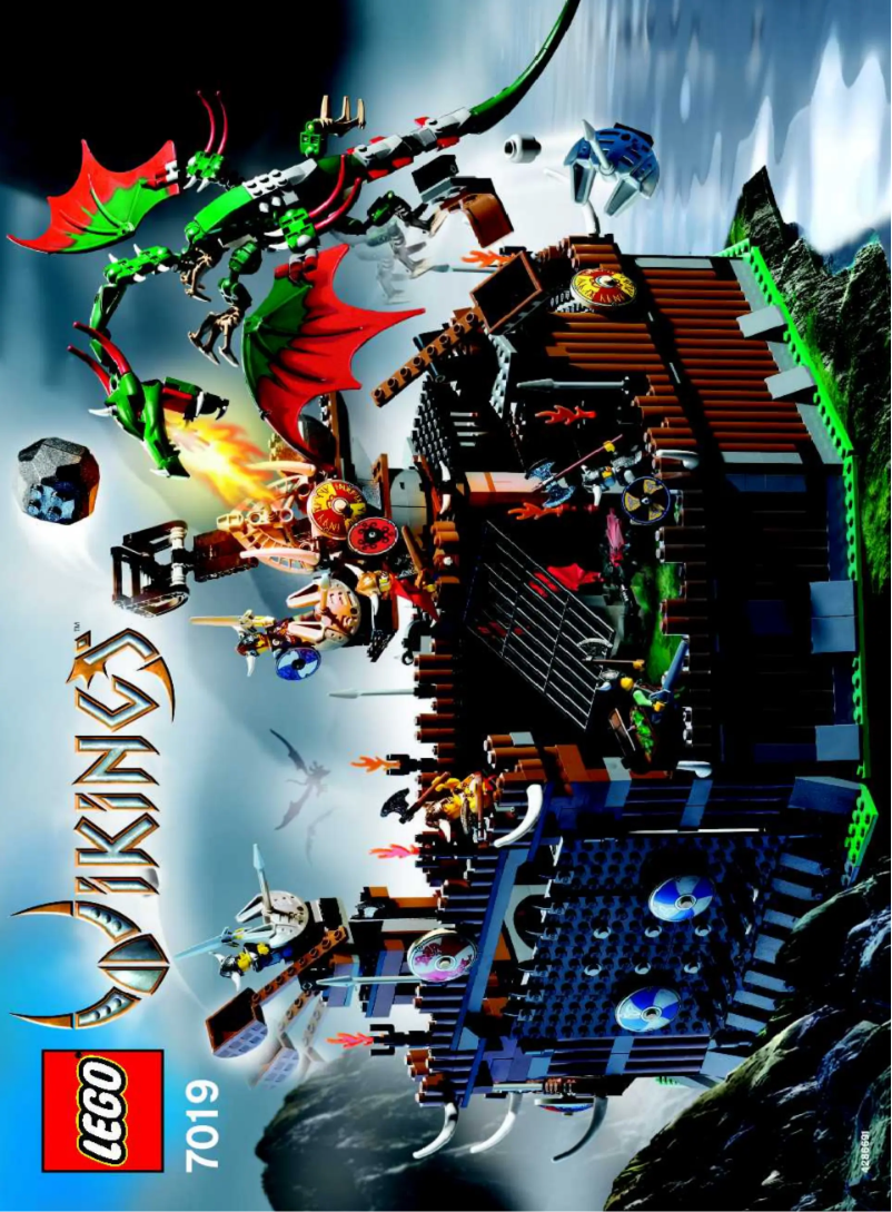 Page 1 of the manual Visual Instructions Lego Vikings 7019
