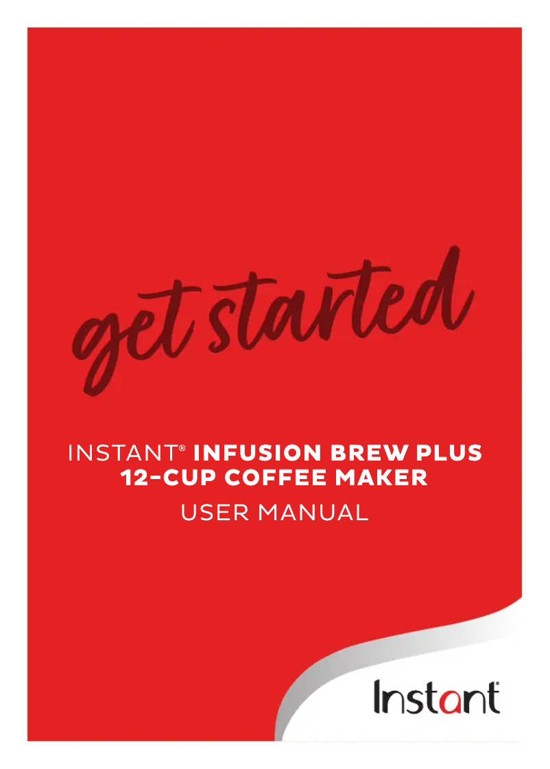 First page image of the manual for Infusion Brew Plus