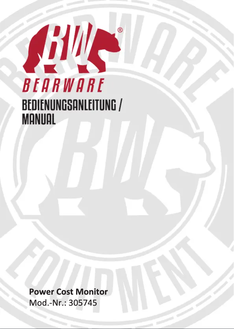 Image de la première page du manuel de l'appareil 305745