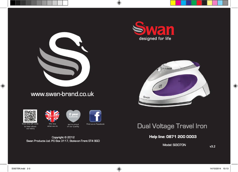 Image de la première page du manuel de l'appareil SI3070N