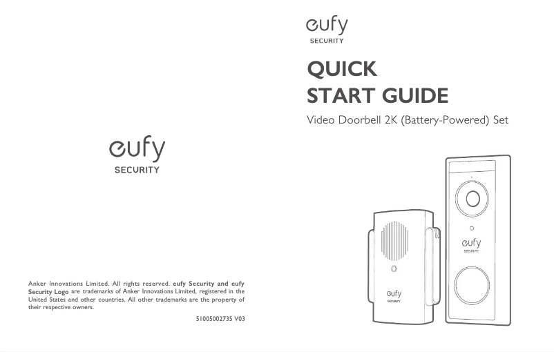 Page 1 de la notice Manuel utilisateur Eufy eufyCam 2C
