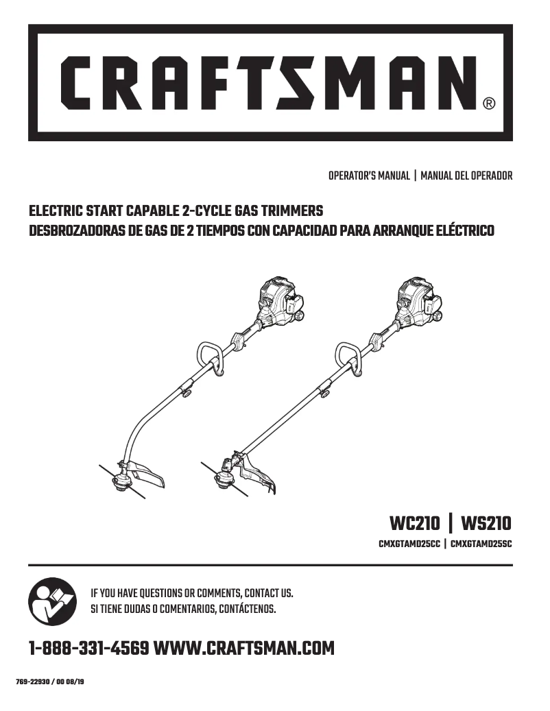 Page 1 of the manual User Manual Craftsman CMXGTAMD25CC