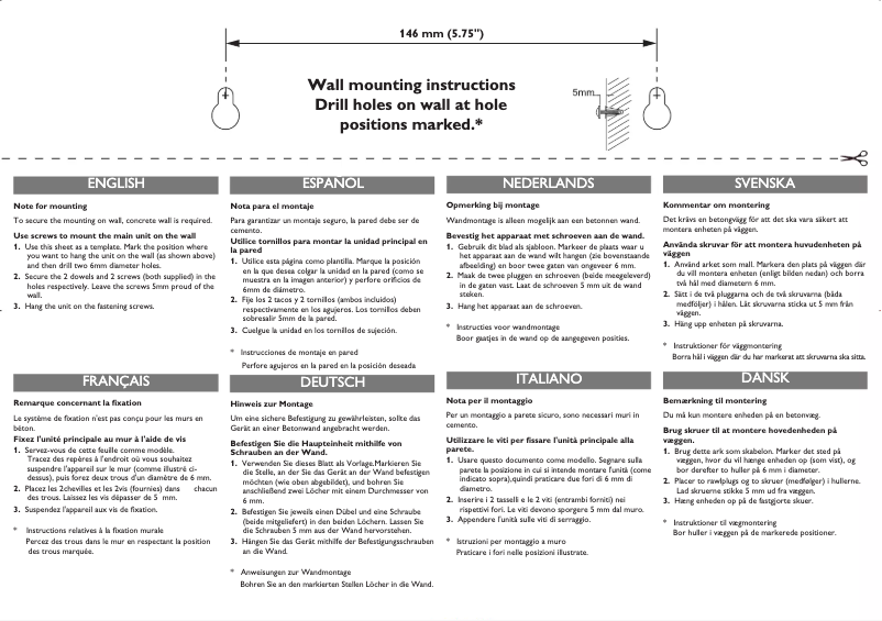 Page 1 of the manual Installation Guide Philips DCM2055