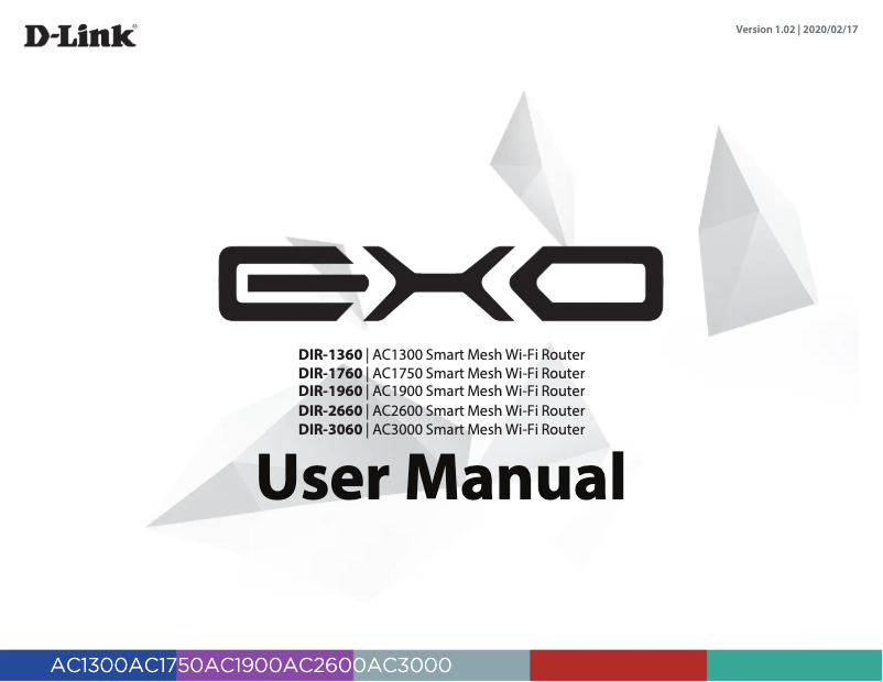 First page image of the manual for DIR-3060