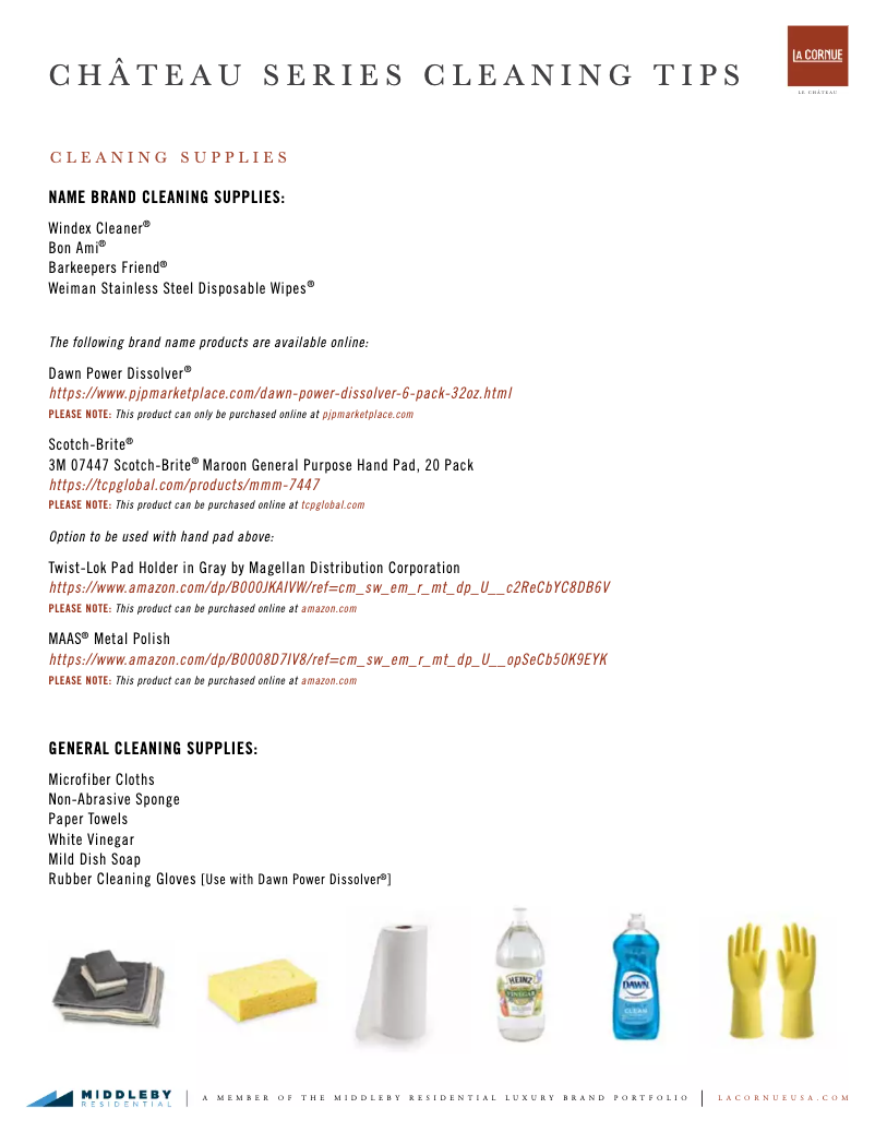 First page image of the manual for G4 Chateau 165