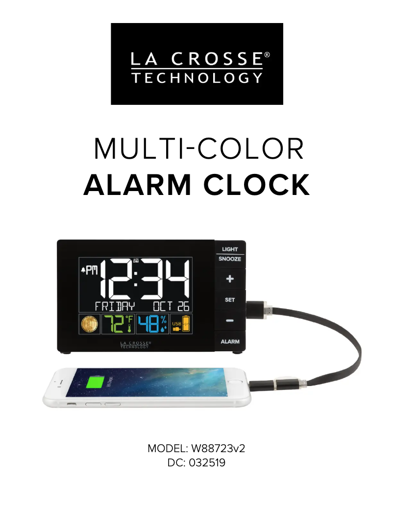 First page image of the manual for W88723V2