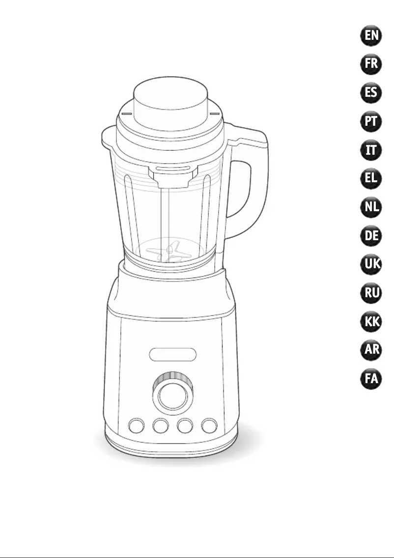 Page 1 of the manual User Manual Tefal Ultrablend Cook BL962B