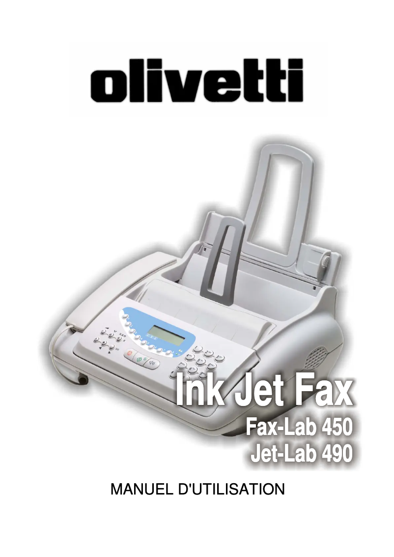 Page 1 of the manual User Manual Olivetti Fax-Lab 450