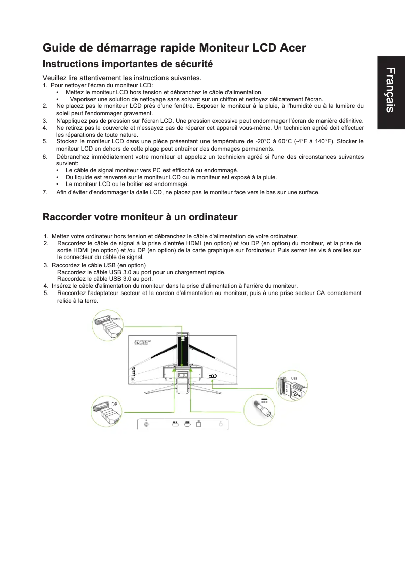 Page 1 of the manual User Manual Acer Predator X34P
