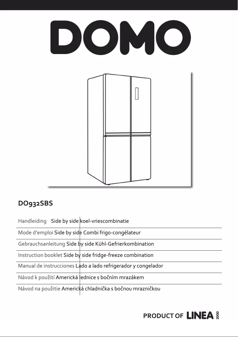 Page 1 of the manual User Manual Domo DO932SBS