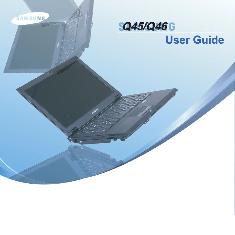Page 1 of the manual User Manual Samsung NP-Q45